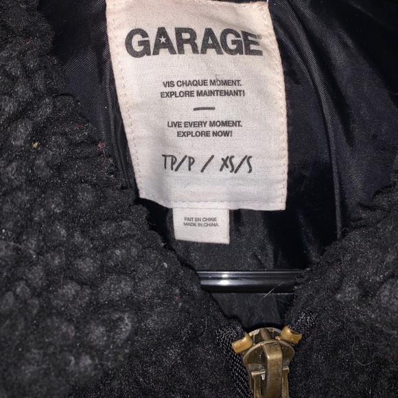 Garage Black Sherpa Jacket - Picture 2 of 2